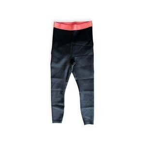 Outdoor Voices leggings athletic athleisure work out black pink small stretch